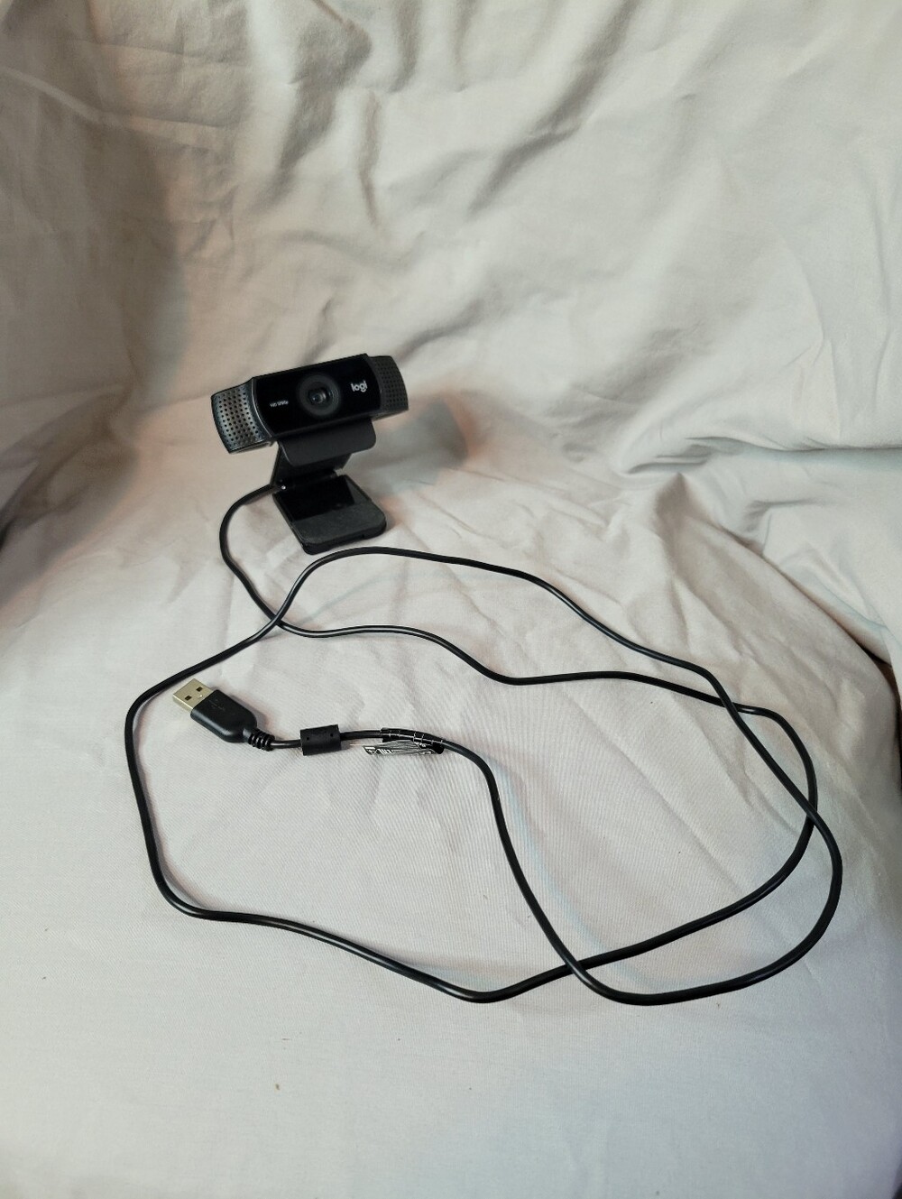 Logitech Webcam in Black USB For Desktop Computer Windows